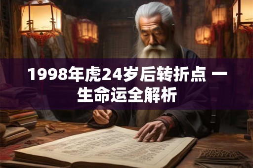 1998年虎24岁后转折点 一生命运全解析