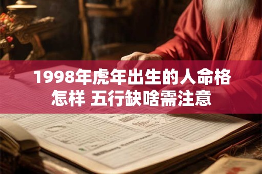 1998年虎年出生的人命格怎样 五行缺啥需注意