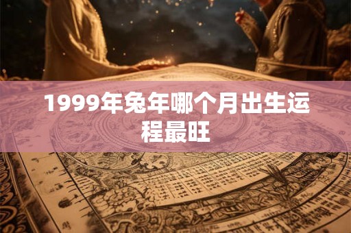1999年兔年哪个月出生运程最旺