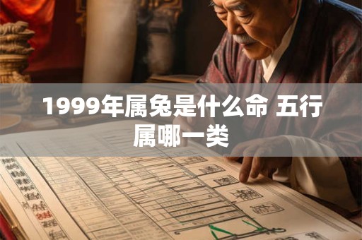 1999年属兔是什么命 五行属哪一类