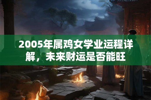 2005年属鸡女学业运程详解，未来财运是否能旺
