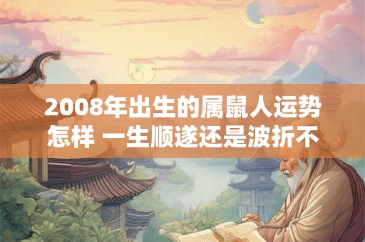 2008年属鼠是金命还是土命 命理解析来了
