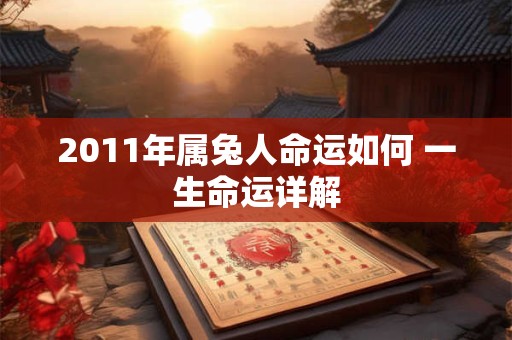 2011年属兔人命运如何 一生命运详解