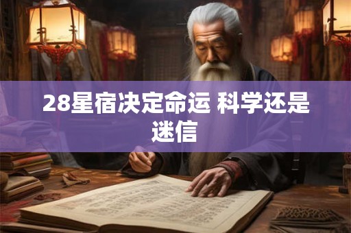 28星宿决定命运 科学还是迷信
