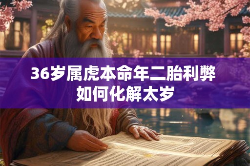 36岁属虎本命年二胎利弊 如何化解太岁