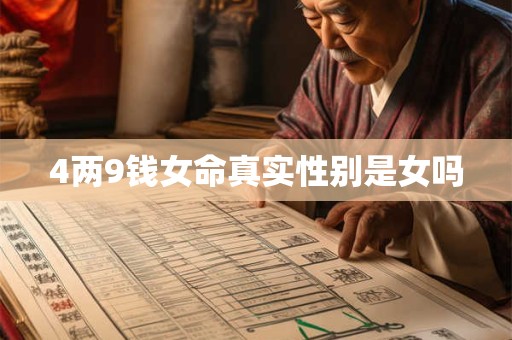 4两9钱女命真实性别是女吗