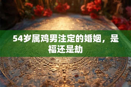 54岁属鸡男注定的婚姻，是福还是劫