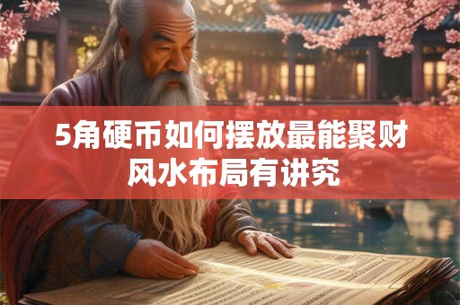 5角硬币如何摆放最能聚财 风水布局有讲究