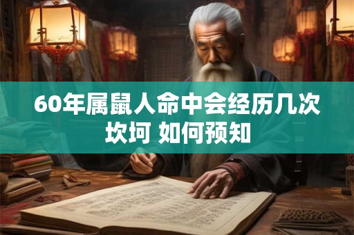 60年属鼠人命中会经历几次坎坷 如何预知