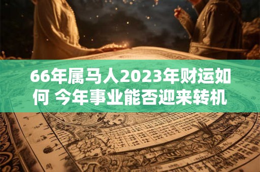 66年属马人2023年财运如何 今年事业能否迎来转机 66年属马人2023年财运如何 今年事业能否迎来转机