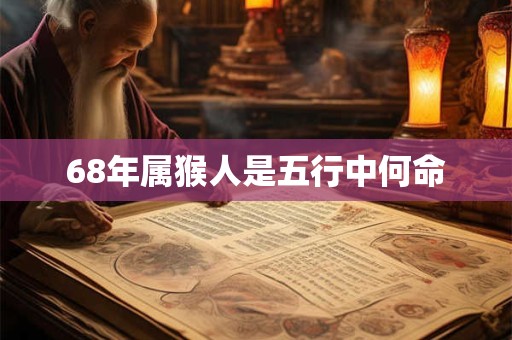 68年属猴人是五行中何命