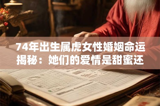 74年出生属虎女性婚姻命运揭秘：她们的爱情是甜蜜还是多波折