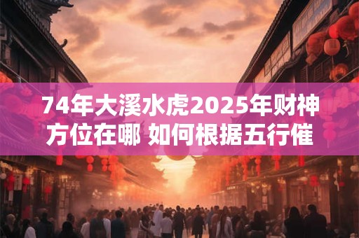 74年大溪水虎2025年财神方位在哪 如何根据五行催旺财运