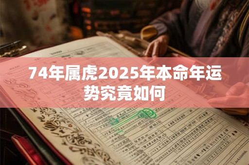 74年属虎2025年本命年运势究竟如何