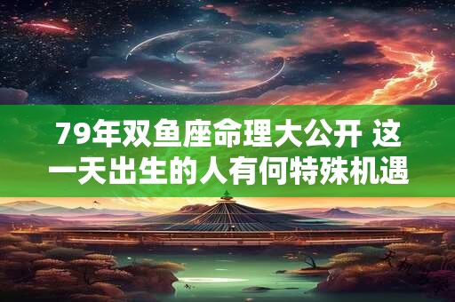 79年属羊人一生财运如何 能富贵安康吗