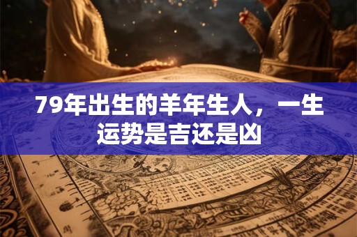 79年属羊人财运走势如何 今年有偏财机遇吗