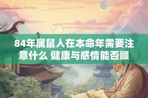 84年属鼠人在本命年需要注意什么 健康与感情能否顺利