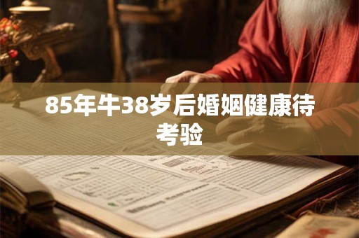 85年牛人中年后福祸相依