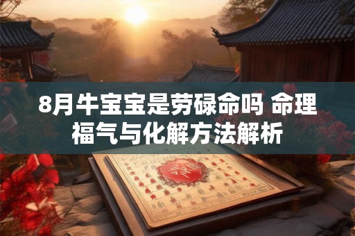 8月牛宝宝是劳碌命吗 命理福气与化解方法解析