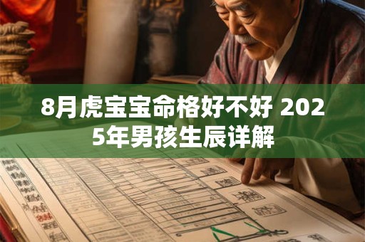 8月虎宝宝命格好不好 2025年男孩生辰详解