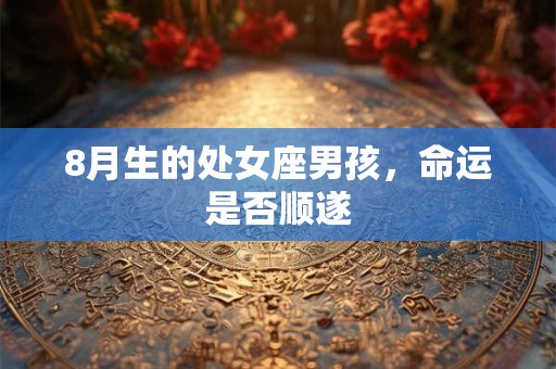 8月生的处女座男孩，命运是否顺遂
