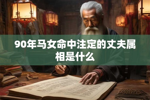 90年马女命中注定的丈夫属相是什么