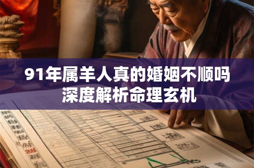 91年属羊人真的婚姻不顺吗 深度解析命理玄机