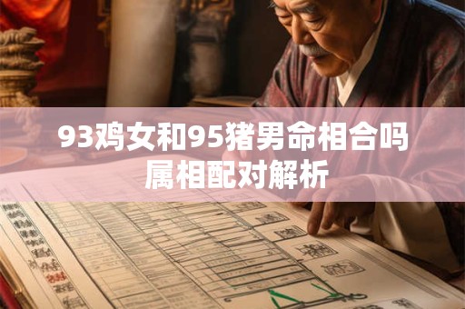 93鸡女和95猪男命相合吗 属相配对解析