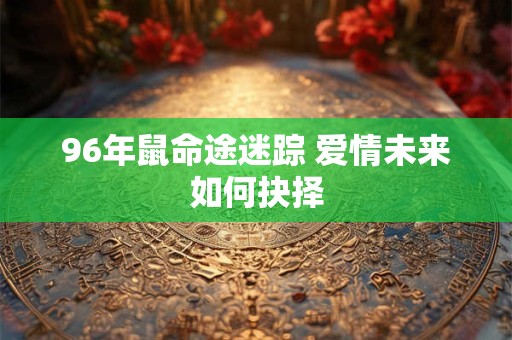 96年鼠命途迷踪 爱情未来如何抉择