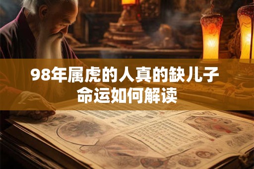 98年属虎的命运如何 一看便知