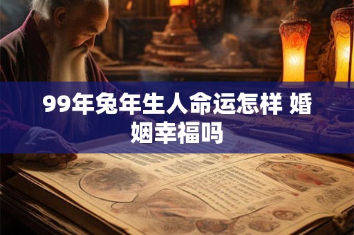 99年兔年生人命运怎样 婚姻幸福吗