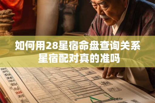 如何用28星宿命盘查询关系 星宿配对真的准吗
