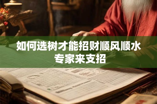 如何选树才能招财顺风顺水 专家来支招