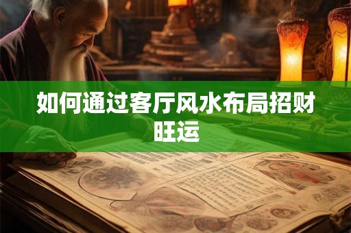 如何通过客厅风水布局招财旺运