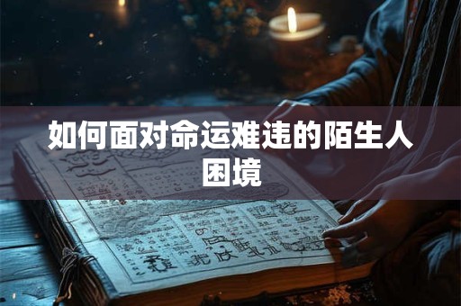 如何面对命运难违的陌生人困境