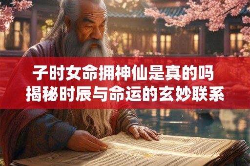 子时女命运如何 10个字揭秘人生走向