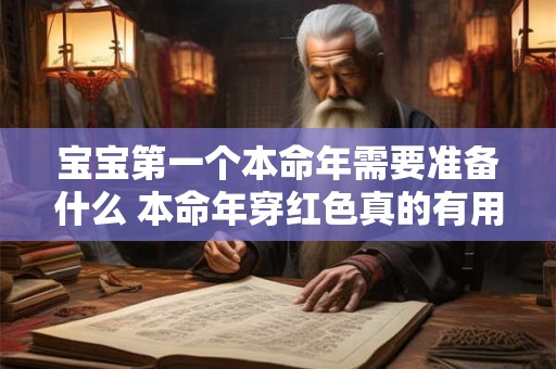 宝宝第一个本命年需要准备什么 本命年穿红色真的有用吗
