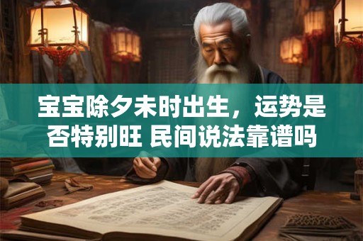 宝宝除夕未时出生，运势是否特别旺 民间说法靠谱吗