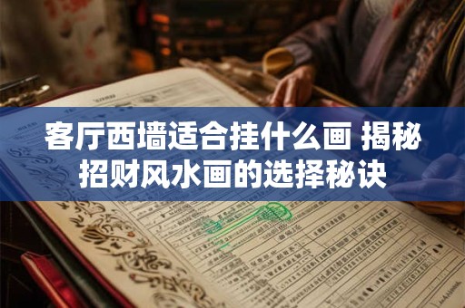 客厅西墙适合挂什么画 揭秘招财风水画的选择秘诀