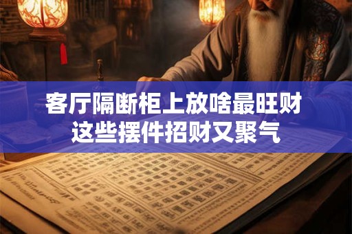 客厅隔断柜上放啥最旺财 这些摆件招财又聚气