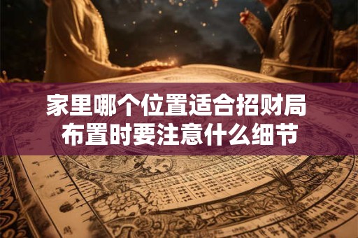 家里哪个位置适合招财局 布置时要注意什么细节