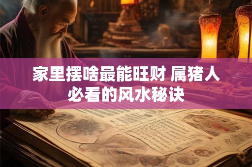 家里摆啥最能旺财 属猪人必看的风水秘诀