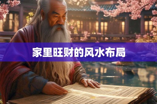 家里旺财的风水布局
