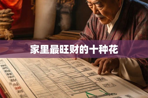 家里最旺财的十种花