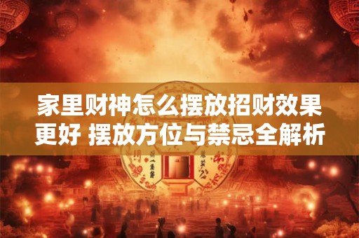 家里财神怎么摆放招财效果更好 摆放方位与禁忌全解析
