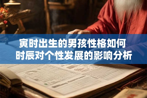 寅时出生的男孩性格如何 时辰对个性发展的影响分析