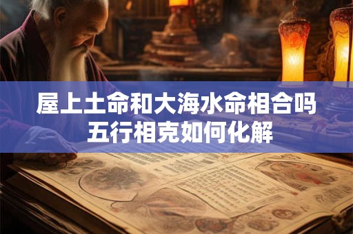 屋上土命和大海水命相合吗 五行相克如何化解