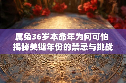 属兔36岁本命年为何可怕 揭秘关键年份的禁忌与挑战
