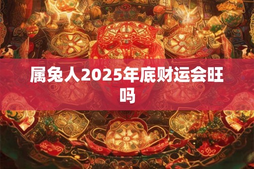 属兔人2025年底财运会旺吗