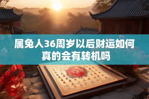 属兔人36周岁以后财运如何 真的会有转机吗